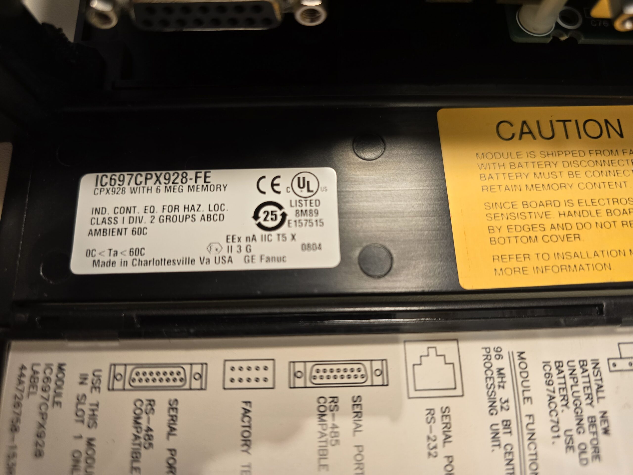 IC697CPX928 (C0404150) - REFURBISHED - Image 3