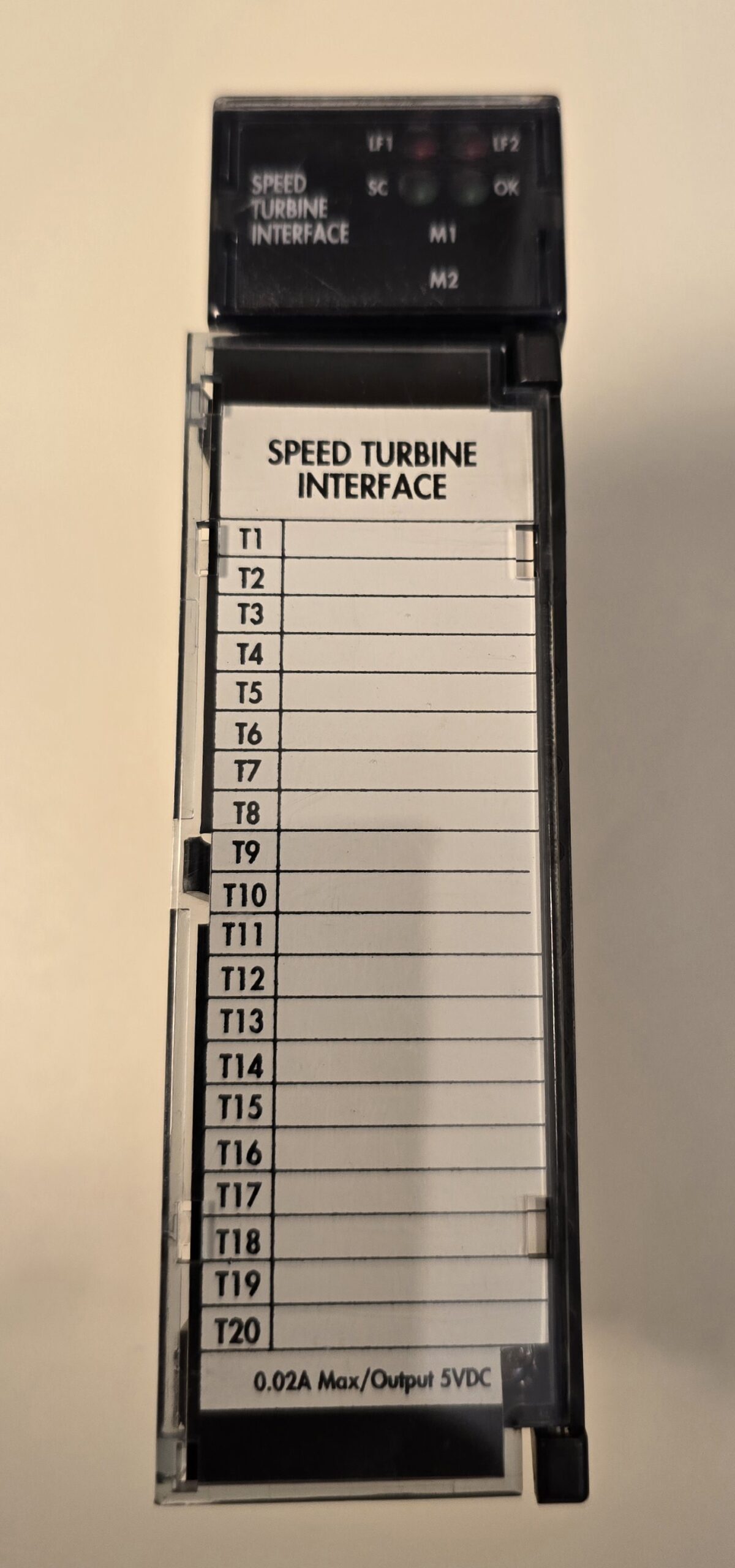 STI161-1 Speed turbine interface, front view