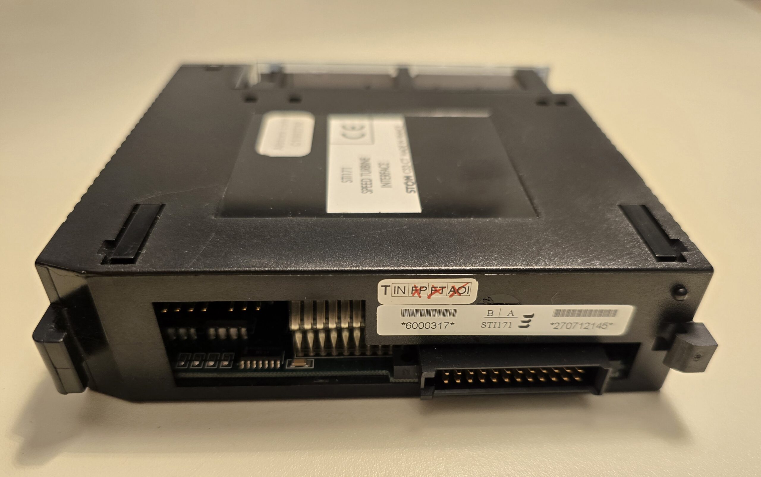 STI171 Speed turbine interface, rear view
