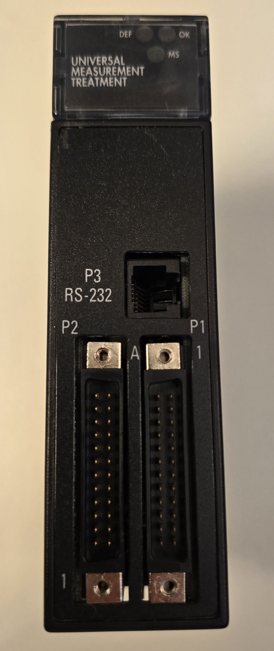 UMT162 U and i stator measurement modules with avrbm software, front view